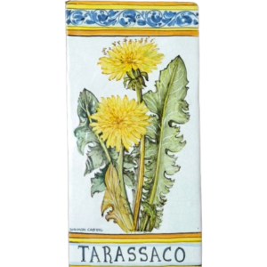 Mattonella in ceramica "Botanica" Tarassaco
